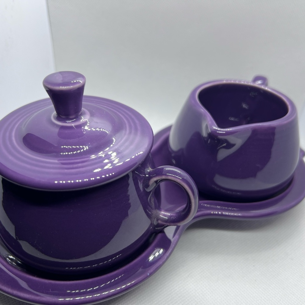 NWT Fiestaware Mulberry Cream and Sugar set